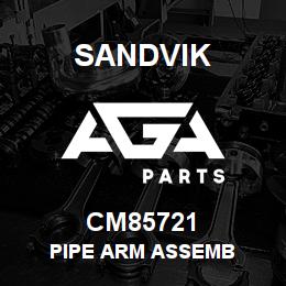 CM85721 Sandvik PIPE ARM ASSEMB | AGA Parts