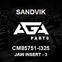 CM85751-I325 Sandvik JAW INSERT - 3 | AGA Parts