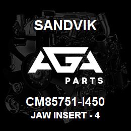 CM85751-I450 Sandvik JAW INSERT - 4 | AGA Parts