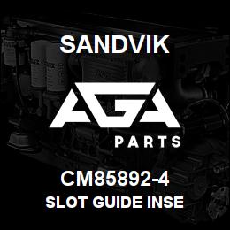 CM85892-4 Sandvik SLOT GUIDE INSE | AGA Parts