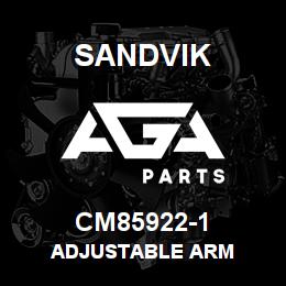 CM85922-1 Sandvik ADJUSTABLE ARM | AGA Parts