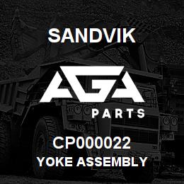 CP000022 Sandvik YOKE ASSEMBLY | AGA Parts