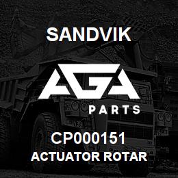 CP000151 Sandvik ACTUATOR ROTAR | AGA Parts
