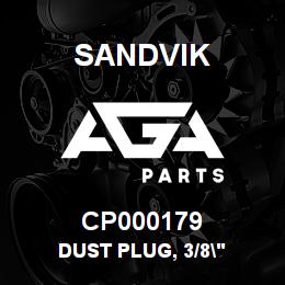 CP000179 Sandvik DUST PLUG, 3/8" | AGA Parts