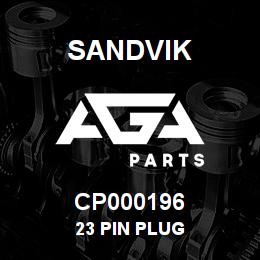 CP000196 Sandvik 23 PIN PLUG | AGA Parts