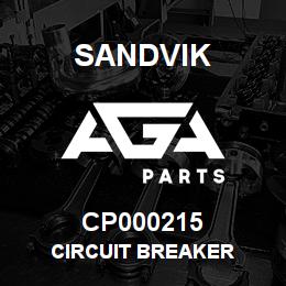 CP000215 Sandvik CIRCUIT BREAKER | AGA Parts