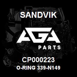 CP000223 Sandvik O-RING 339-N149 | AGA Parts