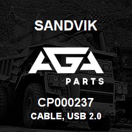 CP000237 Sandvik CABLE, USB 2.0 | AGA Parts