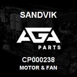 CP000238 Sandvik MOTOR & FAN | AGA Parts