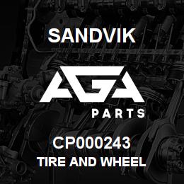 CP000243 Sandvik TIRE AND WHEEL | AGA Parts
