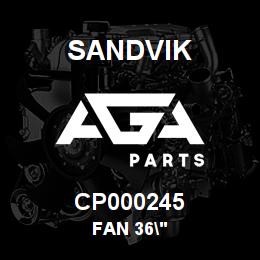 CP000245 Sandvik FAN 36" | AGA Parts