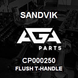 CP000250 Sandvik FLUSH T-HANDLE | AGA Parts