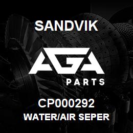 CP000292 Sandvik WATER/AIR SEPER | AGA Parts