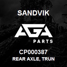 CP000387 Sandvik REAR AXLE, TRUN | AGA Parts