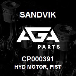 CP000391 Sandvik HYD MOTOR, PIST | AGA Parts
