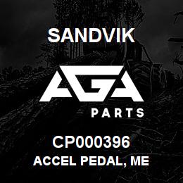 CP000396 Sandvik ACCEL PEDAL, ME | AGA Parts