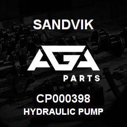 CP000398 Sandvik HYDRAULIC PUMP | AGA Parts