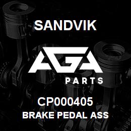 CP000405 Sandvik BRAKE PEDAL ASS | AGA Parts