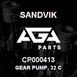 CP000413 Sandvik GEAR PUMP, 32 C | AGA Parts