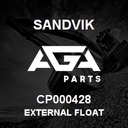 CP000428 Sandvik EXTERNAL FLOAT | AGA Parts