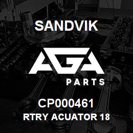 CP000461 Sandvik RTRY ACUATOR 18 | AGA Parts