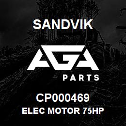 CP000469 Sandvik ELEC MOTOR 75HP | AGA Parts