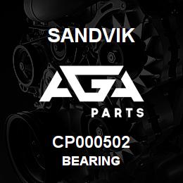 CP000502 Sandvik BEARING | AGA Parts