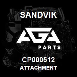 CP000512 Sandvik ATTACHMENT | AGA Parts