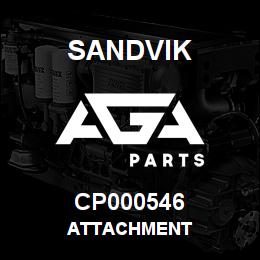 CP000546 Sandvik ATTACHMENT | AGA Parts