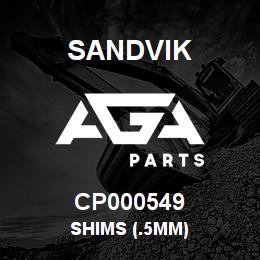 CP000549 Sandvik SHIMS (.5MM) | AGA Parts