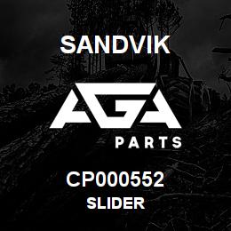 CP000552 Sandvik SLIDER | AGA Parts