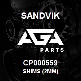 CP000559 Sandvik SHIMS (2MM) | AGA Parts