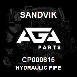CP000615 Sandvik HYDRAULIC PIPE | AGA Parts