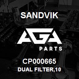 CP000665 Sandvik DUAL FILTER,10 | AGA Parts
