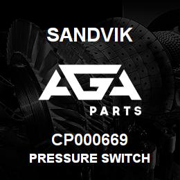 CP000669 Sandvik PRESSURE SWITCH | AGA Parts
