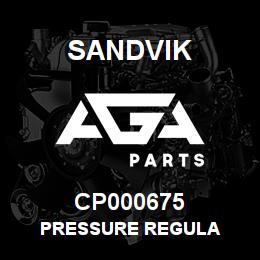 CP000675 Sandvik PRESSURE REGULA | AGA Parts