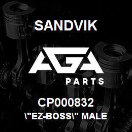 CP000832 Sandvik "EZ-BOSS" MALE | AGA Parts