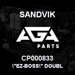 CP000833 Sandvik "EZ-BOSS" DOUBL | AGA Parts
