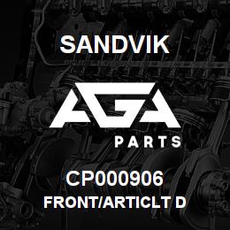CP000906 Sandvik FRONT/ARTICLT D | AGA Parts