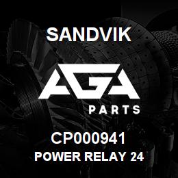 CP000941 Sandvik POWER RELAY 24 | AGA Parts