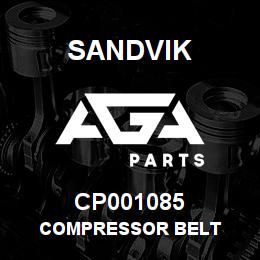 CP001085 Sandvik COMPRESSOR BELT | AGA Parts