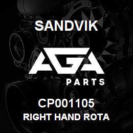 CP001105 Sandvik RIGHT HAND ROTA | AGA Parts