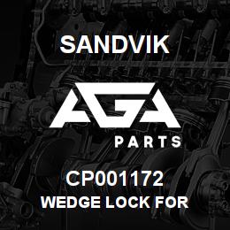 CP001172 Sandvik WEDGE LOCK FOR | AGA Parts