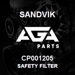 CP001205 Sandvik SAFETY FILTER | AGA Parts