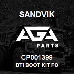 CP001399 Sandvik DTI BOOT KIT FO | AGA Parts