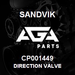 CP001449 Sandvik DIRECTION VALVE | AGA Parts
