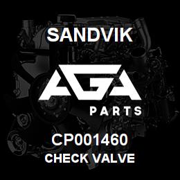 CP001460 Sandvik CHECK VALVE | AGA Parts