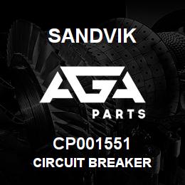 CP001551 Sandvik CIRCUIT BREAKER | AGA Parts