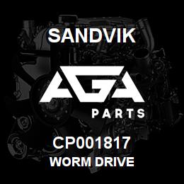 CP001817 Sandvik WORM DRIVE | AGA Parts