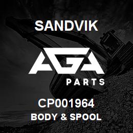 CP001964 Sandvik BODY & SPOOL | AGA Parts